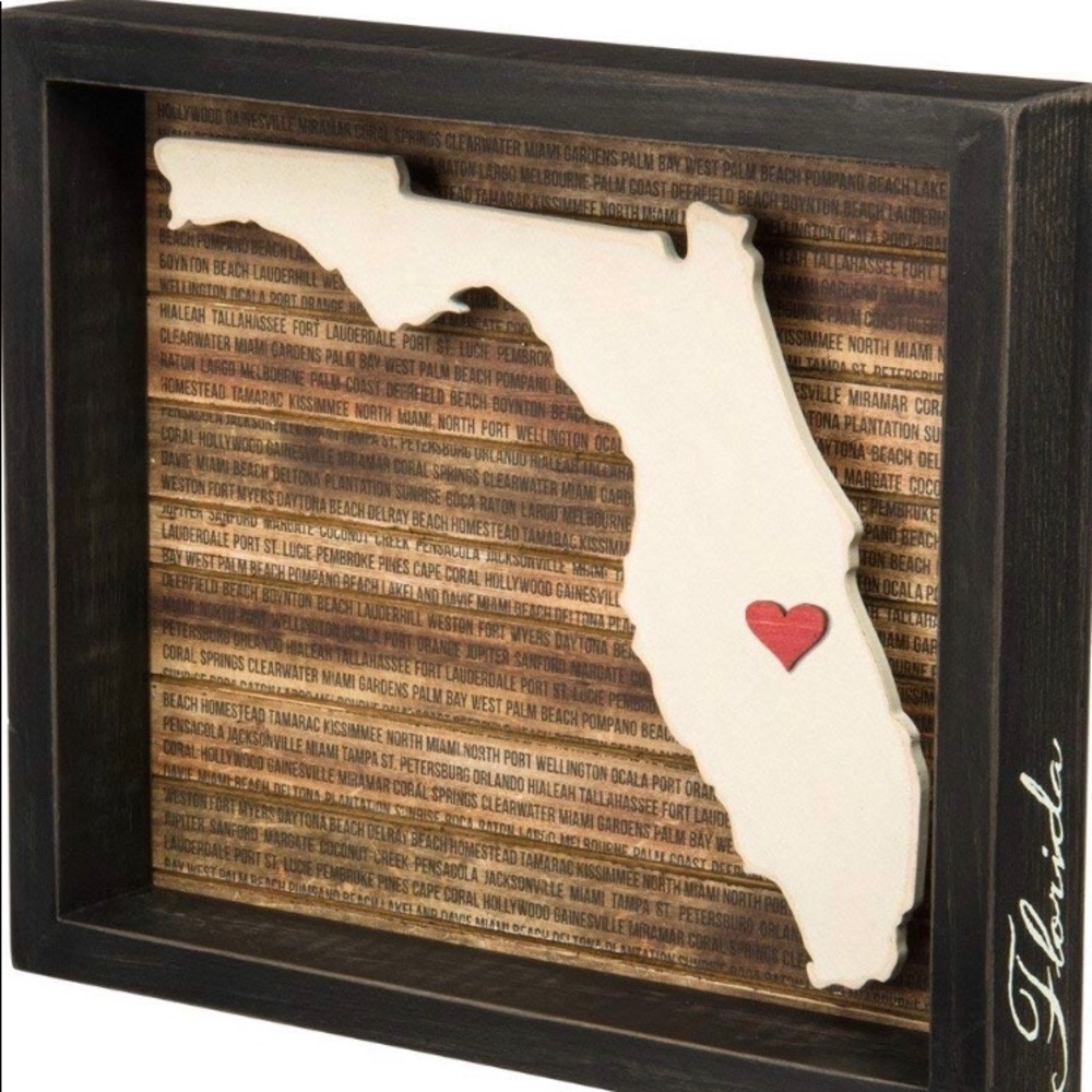 8”x8” Florida box brand new